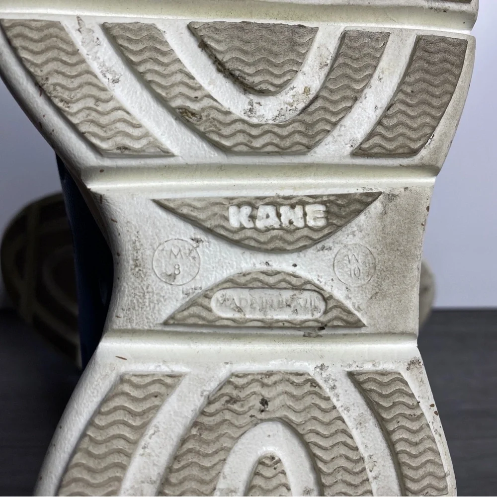 Kane Footwear Revive Recovery Shoes M 8 W 10 Blue White Cushion Slip On - Picture 10 of 11